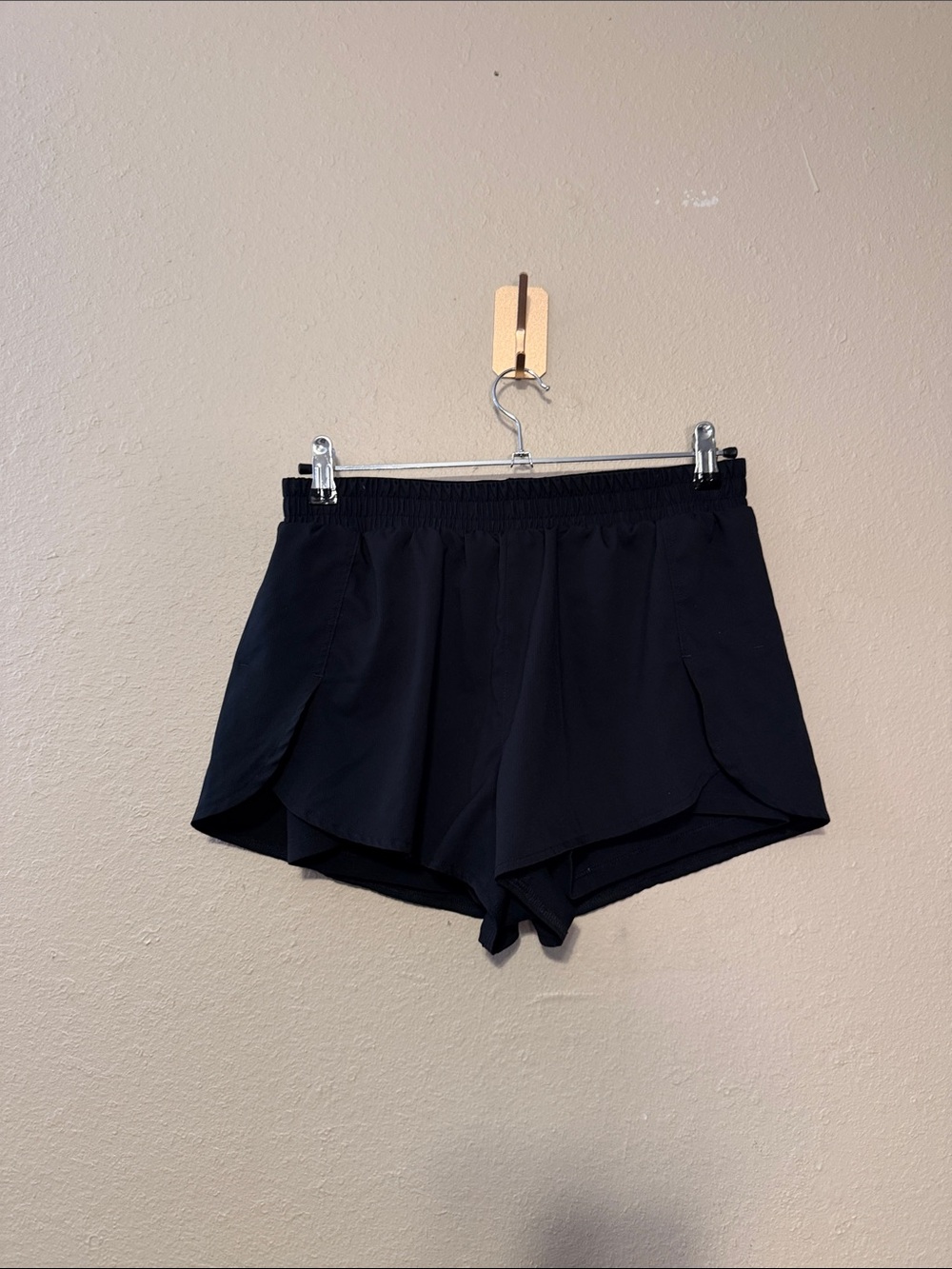 Girlfriend Collective Gazelle high waist lined athletic shorts Black Size Medium